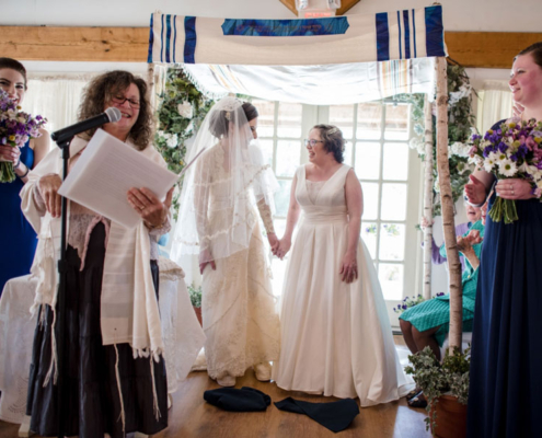 LGBTQ Jewish and Interfaith wedding New England
